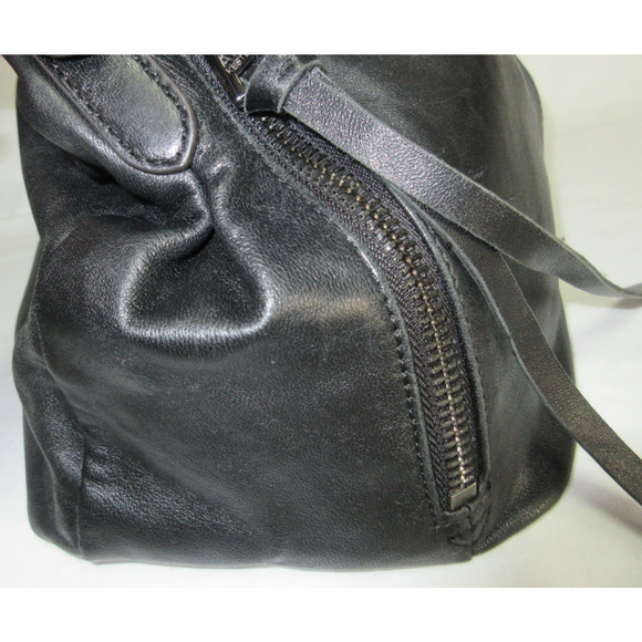 aimee kestenbergBlack Shoulder Handbags Leather Multi Pockets Logo Buttery Soft - Picture 4 of 11